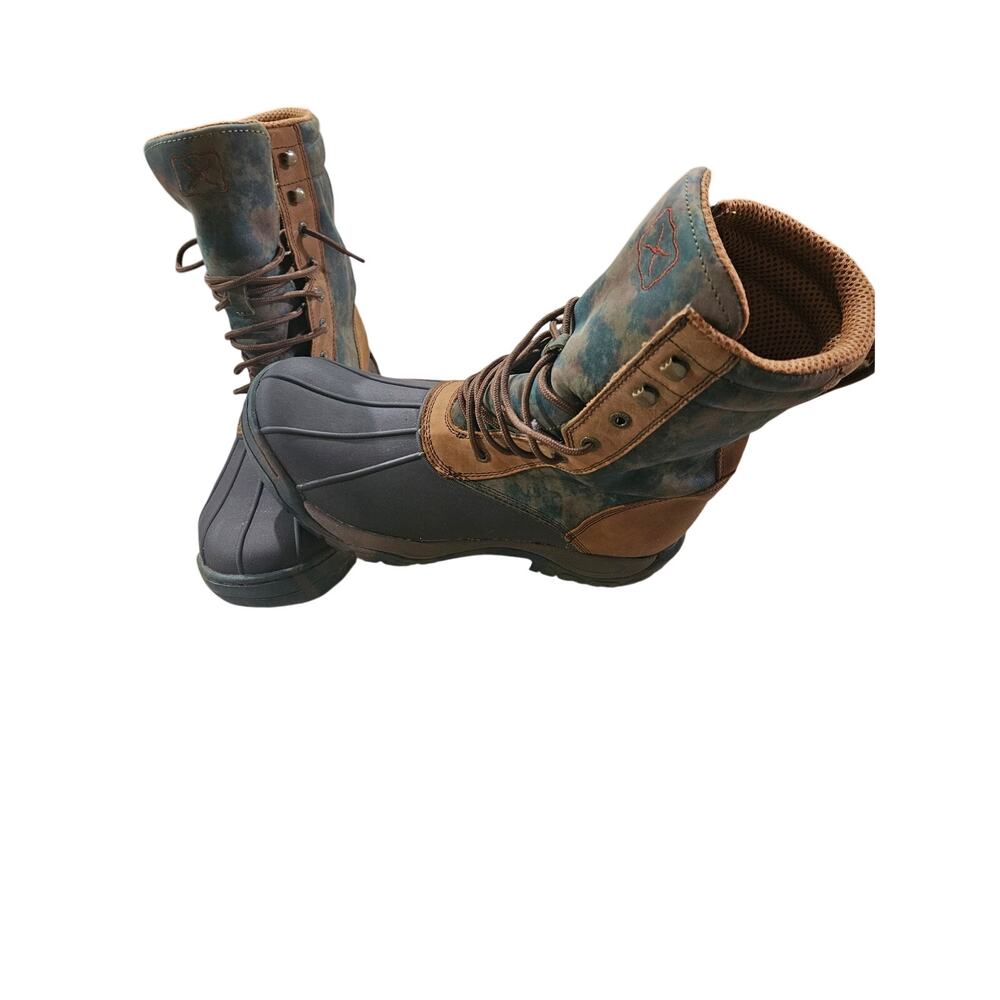 Twisted X Muck and Snake Lace Up Boots Size 10 Wide